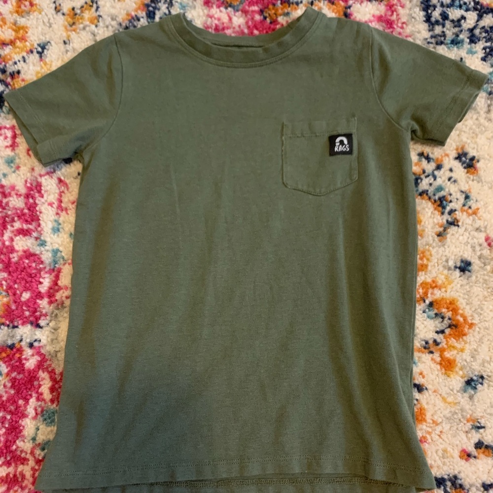 3/4 toddler boy Rags to Raches tee